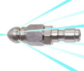 Pressure Washer Sewer Jetter Nozzle by MIZORLIE
