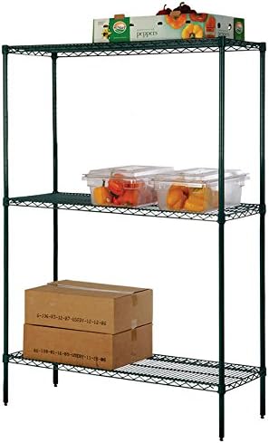 Omega 12" Deep x 30" Wide x 80" High 3 Tier Freezer Starter Shelving Unit by OmegaProductsCorporation