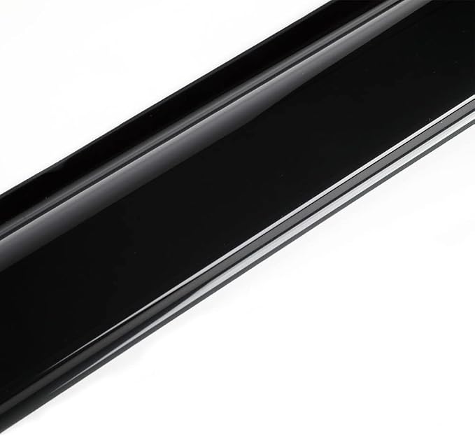 Side Window Deflector Visor Rain Guard, Outside Mount Tape-on Shatterproof Dark - Image 9