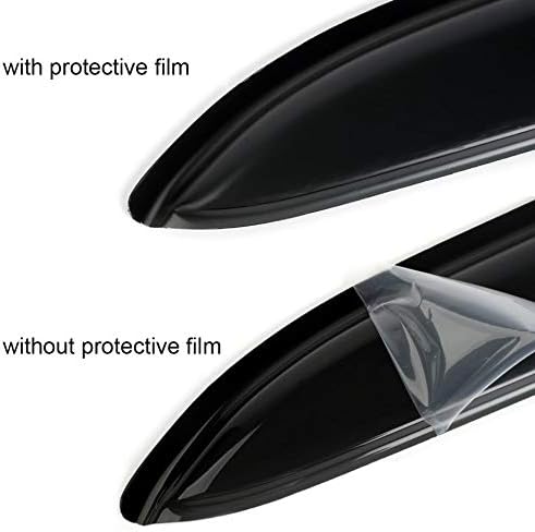 94084 Side Window Wind Vent Deflector, Dark Smoke Window Visor fit - Image 5