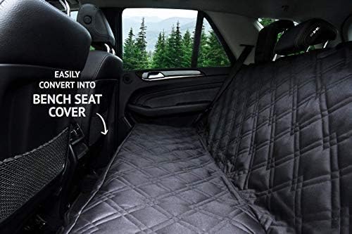 Bulldogology Dog Car Seat Cover 64"x60" Waterproof Heavy Duty Bench Dog Hammock - Image 7