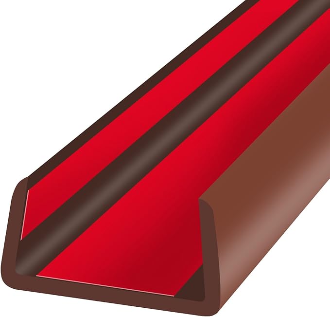 Rubber Edge Trim, Flexible Self-Adhesive U Shaped Peel and Stick Edge Banding by YANRUIPRO