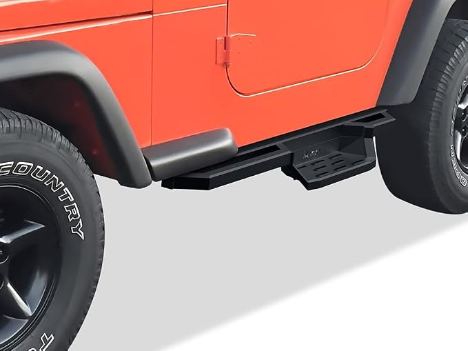 APS 304 Stainless Steel Pocket Steps Running Boards Side Bars Compatible by APS