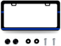 Thin Blue Line License Plate Frame Patriotic License Plate Frames Funny by BRAGHRTED