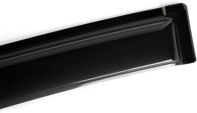 4pcs Outside Mount Style Window Rain Guards Durable Side Wind Deflectors Dark - Image 6