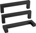 goldenwarm 45 Pack 4 INCH Black Square Bar Cabinet Pull by goldenwarm