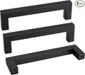 goldenwarm 2Pack 4.5INCH Drawer Pulls Black Modern Cabinet Hardware by goldenwarm