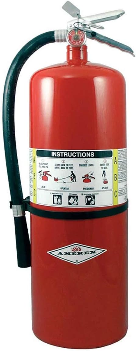 Amerex A411, 20lb ABC Dry Chemical Class A B C Fire Extinguisher by Amerex