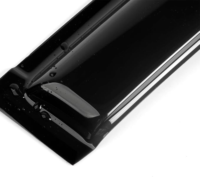 4pcs Outside Mount Style Window Rain Guards Durable Side Window Wind Deflectors - Image 2