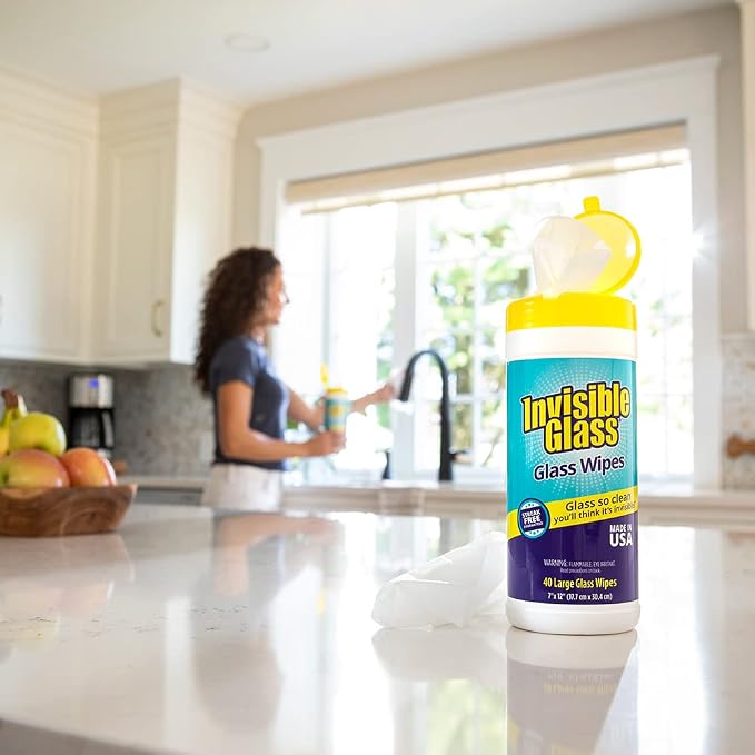 Invisible Glass 90160-3PK Glass Cleaning Wipes Perfect - Image 4