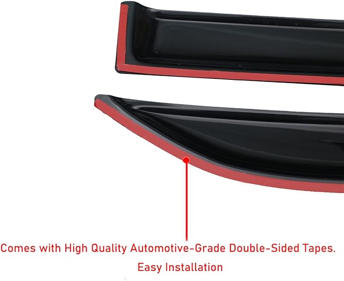 Lightronic Extra Durable Outside-Mount Auto Vent Window Visor, Fit 2013-2022 - Image 4