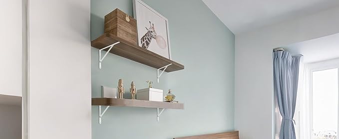 12 Pack L11 x H 8" White Heavy Duty Shelf Brackets - Image 8