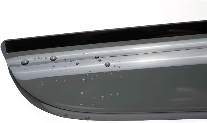 4pcs Shatterproof Outside Mount Style Sun Rain Guards Side Window Wind - Image 8