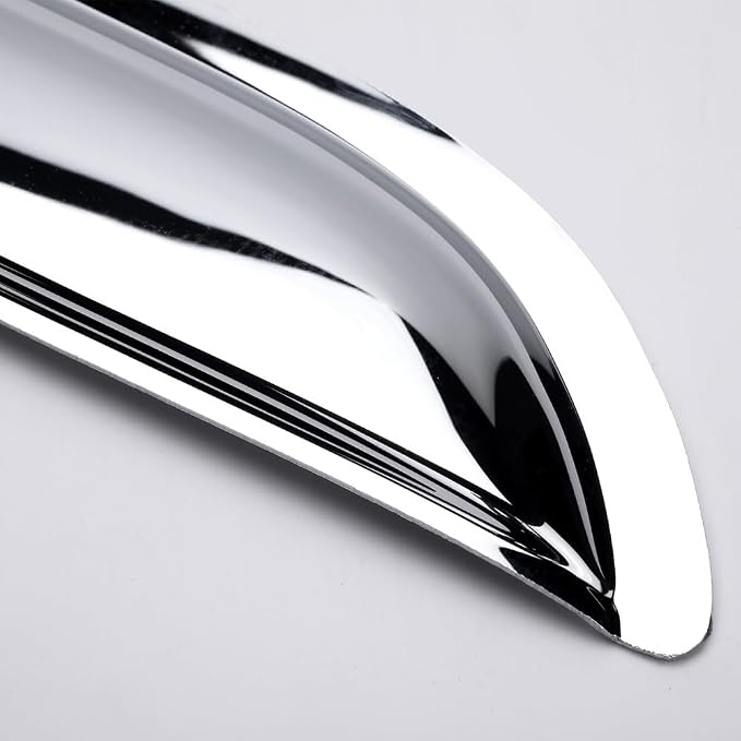 Chrome Side Window Visors Vent Deflector - Image 8
