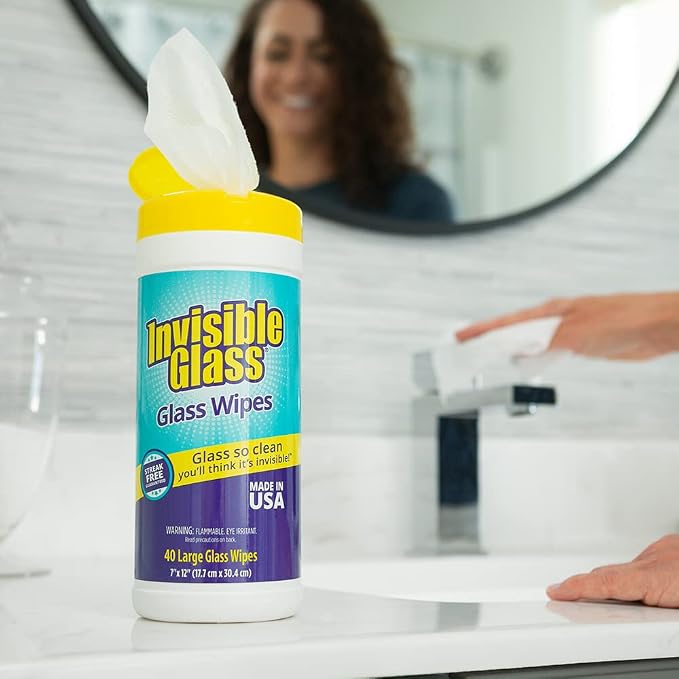 Invisible Glass 90160-3PK Glass Cleaning Wipes Perfect - Image 2