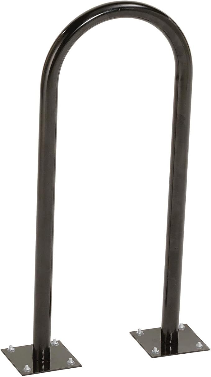 Global Industrial U-Rack Bike Rack, Flange Mount, 2-Bike Capacity, Steel - Image 9