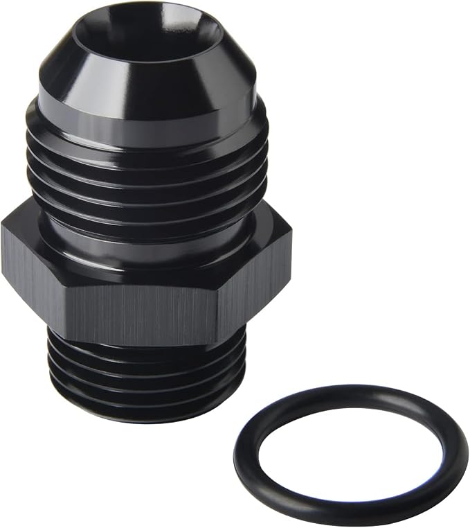 10AN Male Flare to 6AN ORB O-ring Boss Fuel Pump Rail Adapter Fitting Aluminum by Podavelle