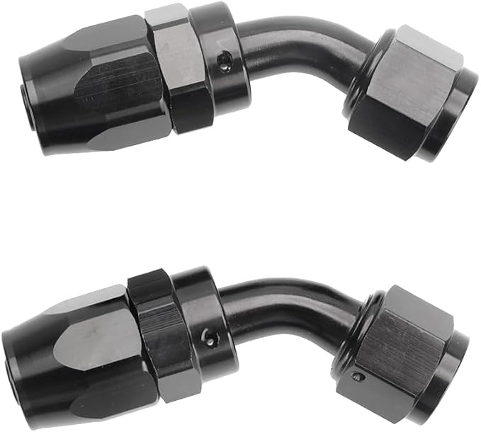 LokoCar 12AN Hose End Fitting 45 Degree Swivel by GetToKnowEachOther