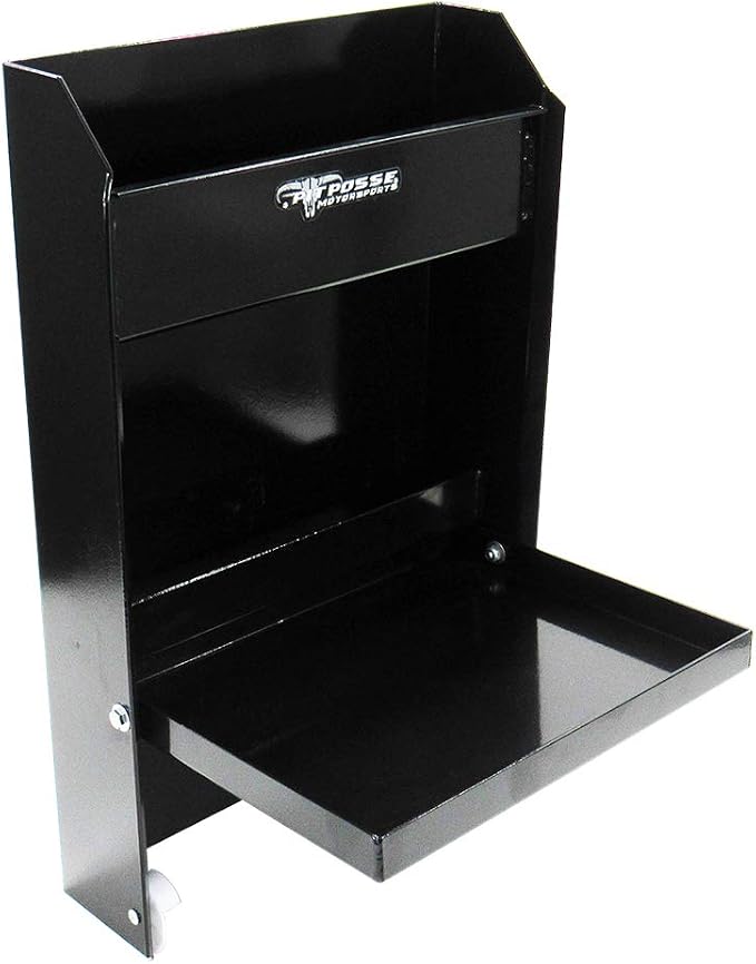 Pit Posse 458BK Jr Work Station Storage Cabinet Shelf Rack Holder Caddy - Image 3
