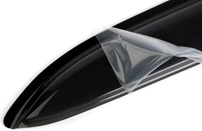 4pcs Outside Mount Style Window Rain Guards Durable Side Wind Deflectors Dark - Image 5