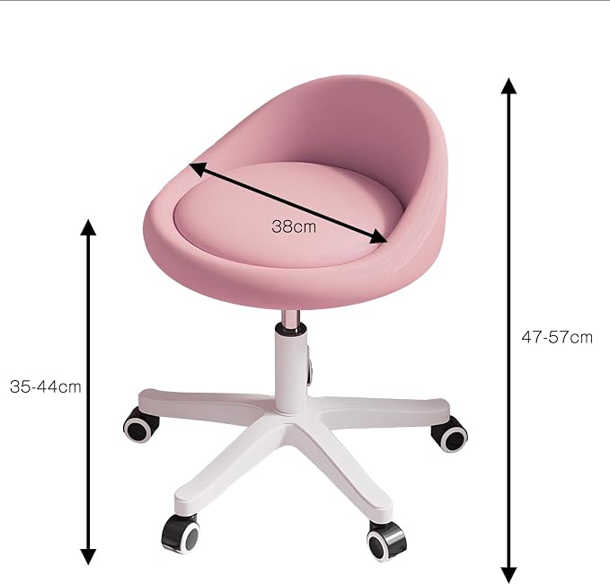 Rolling Stool Set of 2 Rolling Hydraulic Salon Stool - Image 2