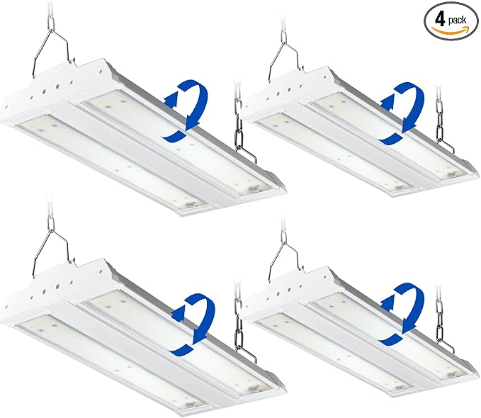 JTT LED Linear Shop Lights 150W, 21000LM 360° Adjustable Led High Bay Lights by JTT