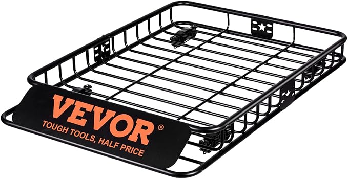 VEVOR Roof Rack Cargo Basket, 200 LBS Capacity Universal Rack Carrier - Image 8