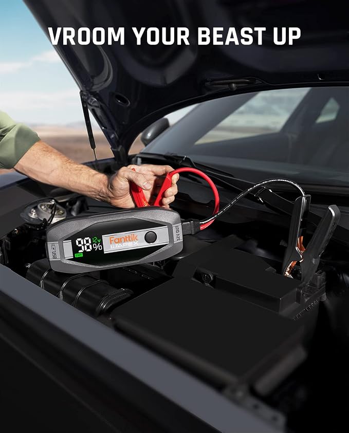 FANTTIK T8 APEX 2000 Amp Jump Starter, 65W Two-Way Fast Charging, - Image 8
