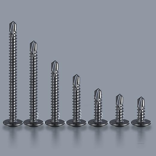 Wensilon #10×1-1/2” for Sheet Metal Self-Tapping Screws 410 Black Stainless - Image 4