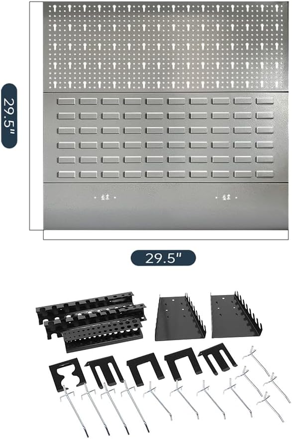 JZD Metal Workshop Cabinet System, Garage Organization Tools Storage, No Wall - Image 9