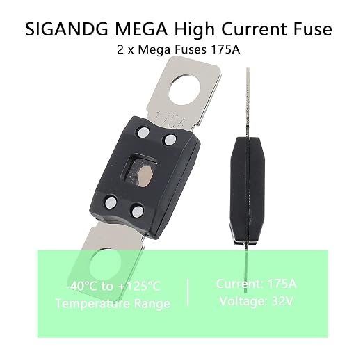 175A MEGA High Current Fuse - 175 Amp Bolt-on Fuse - Image 5