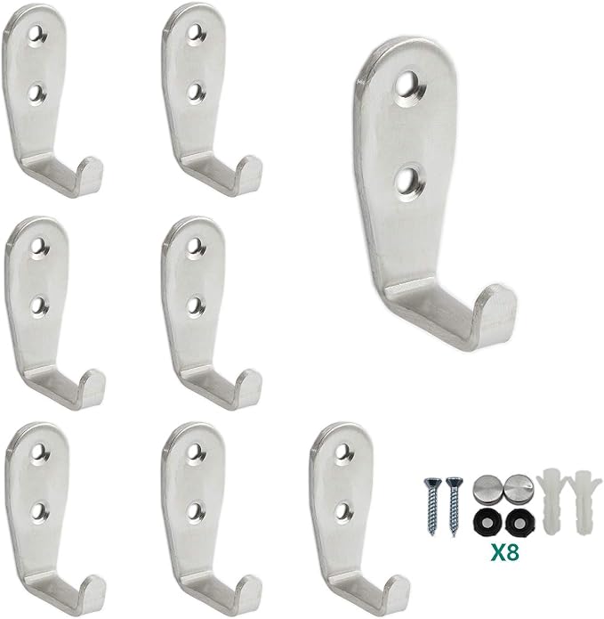 Stainless Steel Coat Hooks by MetalTools