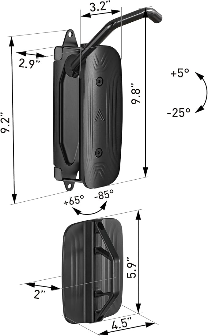 monTEK Swivel Bike Wall Mount, Bike Hangers - Image 7