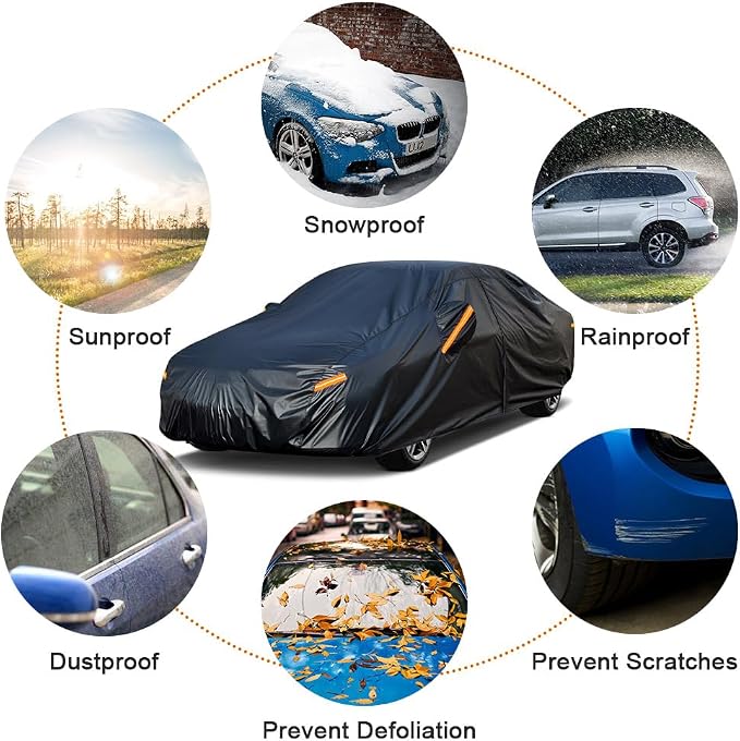Kayme 7 Layers Car Cover Custom Fit - Image 7