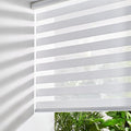 Persilux Cordless Zebra Blinds for Windows, Free-Stop Room Darkening Window by PersiluxHome