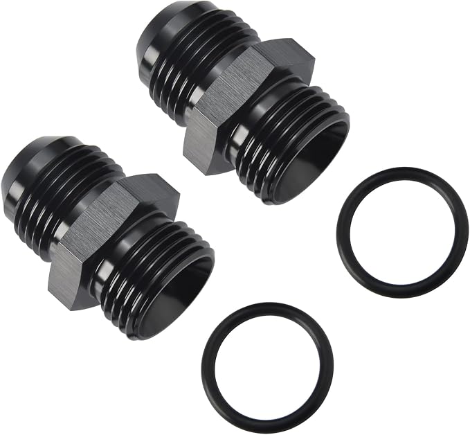 10AN Male Flare to 10AN ORB O-ring Boss Fuel Pump Rail Adapter Fitting Aluminum - Image 4
