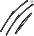 3 Wipers Set-26"+15" Front Windshield Wipers and 11" Rear Wiper Blade by SCTIOANSNOemWiperBlades