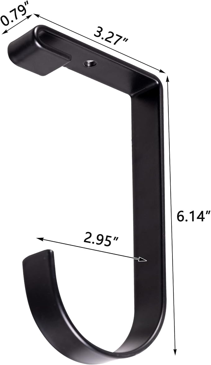 8-Pack Heavy Duty Add-On Flat Hook Accessory - Image 2