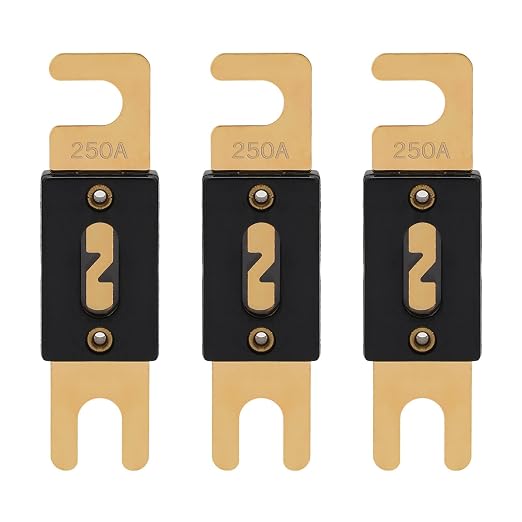 250A ANL Fuse 250 Amp Inline Blade Fuses 32V by VEXUNGA