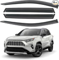 Rain Guard Compatible with 2019-2024 Toyota RAV4, Outside Mount Extra Durable by CHYKORLA