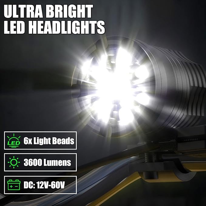 Motorcycle Driving Light 12-60V 40W 3600LM LED Fog Light - Image 3