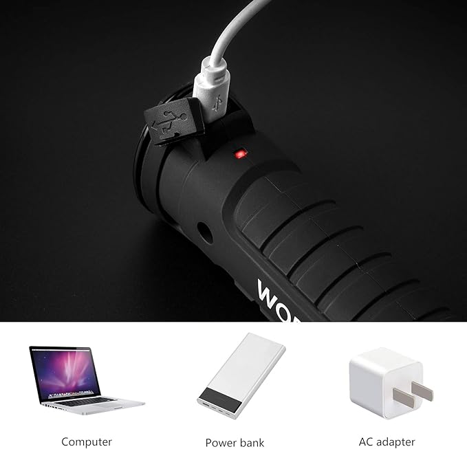 Gifts for Men 3Pack LED Flashlight, Rechargeable Work Lights - Image 6