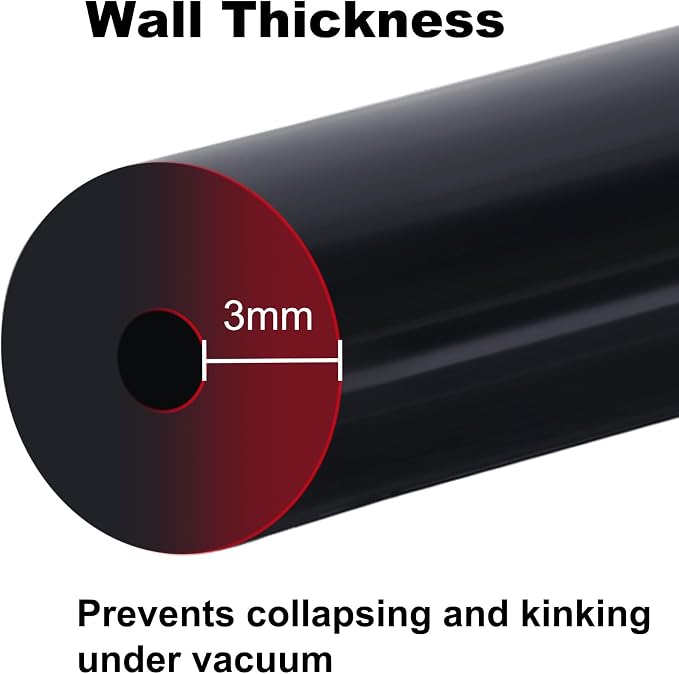 EVIL ENERGY 5/32 1/4 5/16 1/2 Silicone Vacuum Tubing Hose Line Kit 5FT 130PSI - Image 3