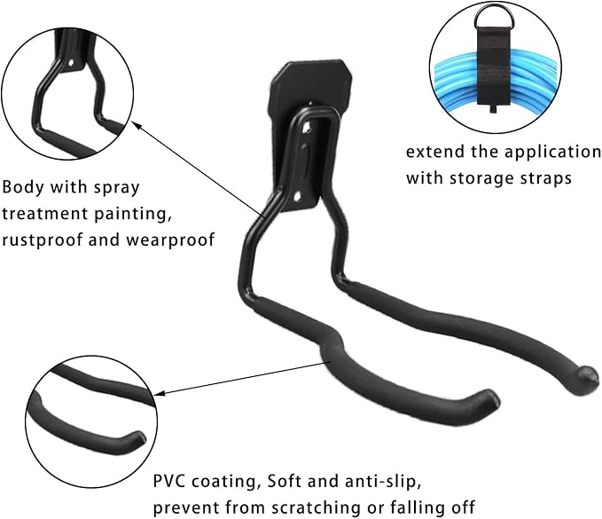 Weedeater Hanger, String Trimmer Hanger and Wall Mounted Power Tool Holder - Image 4
