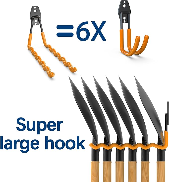 3-H Garage Wall Hooks 20 Pack, Garage Hooks Heavy Duty - Image 5