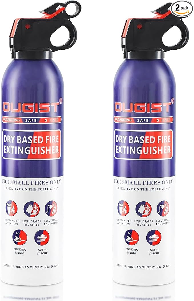 Fire Extinguisher for Home & Vehicle - 600g Fire Extinguisher | Grease & by Ougist
