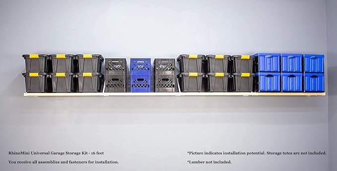 RhinoMini Universal Garage Storage Kit - Image 4