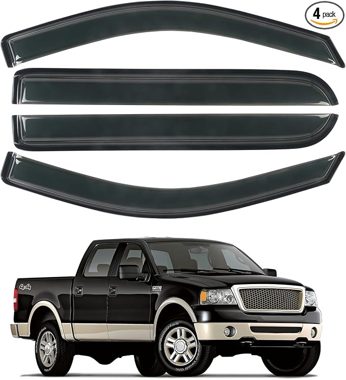 Window Visors Rain Guards Shield Fit by CHYKORLA