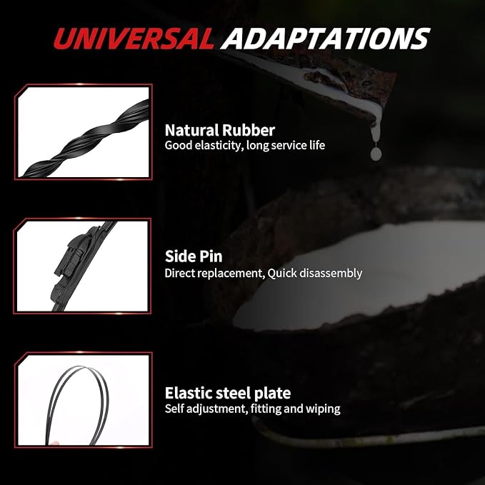 OTUAYAUTO Premium Windshield Wiper Blades - Image 3