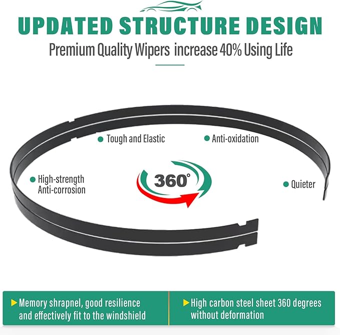 26" 16" 14" Windshield Wiper Blades Replacement - Image 6